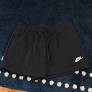 Nike Black Athletic Shorts with Drawstring